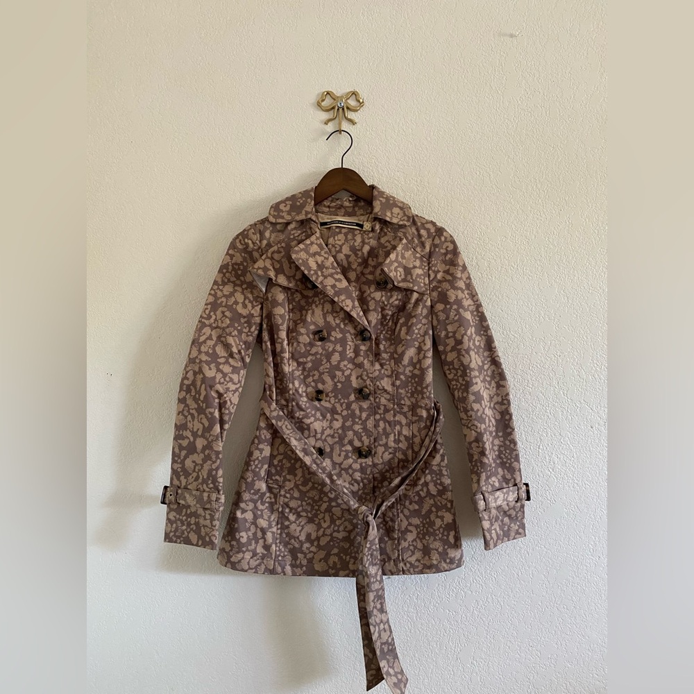 Anthropologie Daughters of the Liberation Subtle Survival Trench Coat Size 0